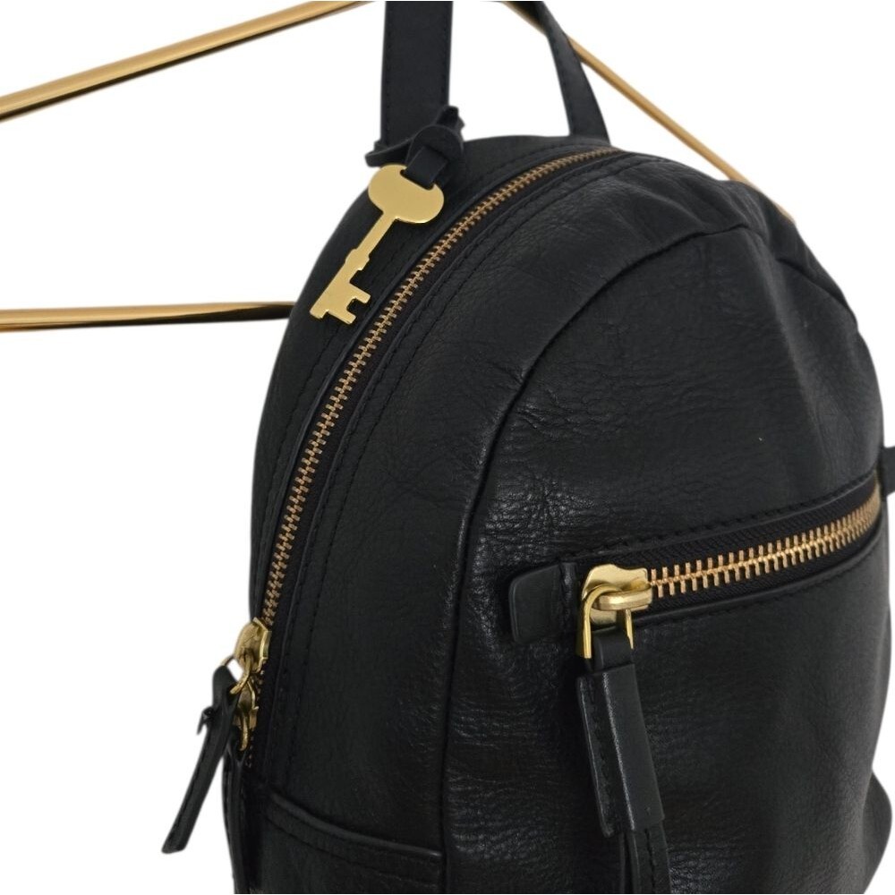 Fossil Leather Backpack Purse Travel Euro Trip - Picture 3 of 11